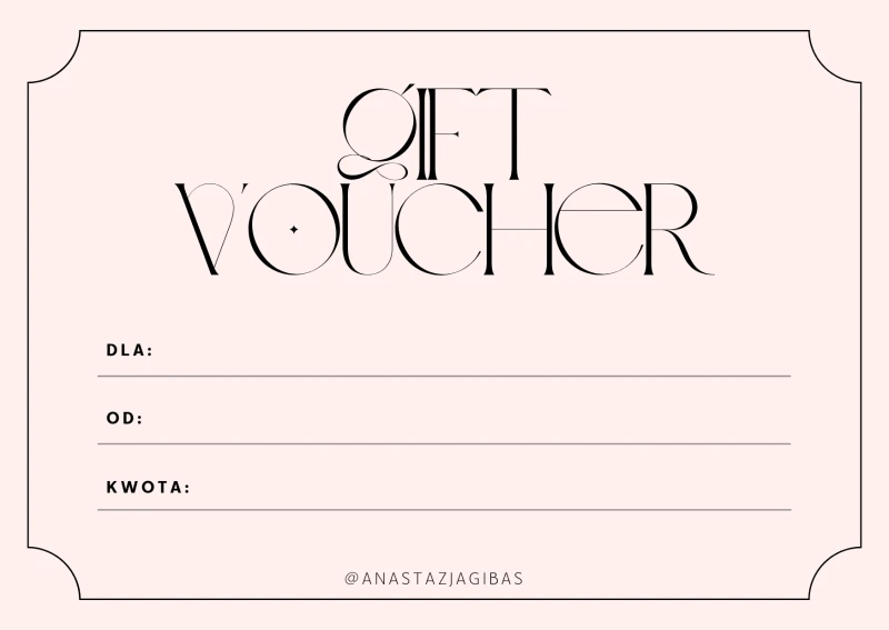 Black &amp; Pink Minimalist Gift Card Voucher Gift Certificate.png